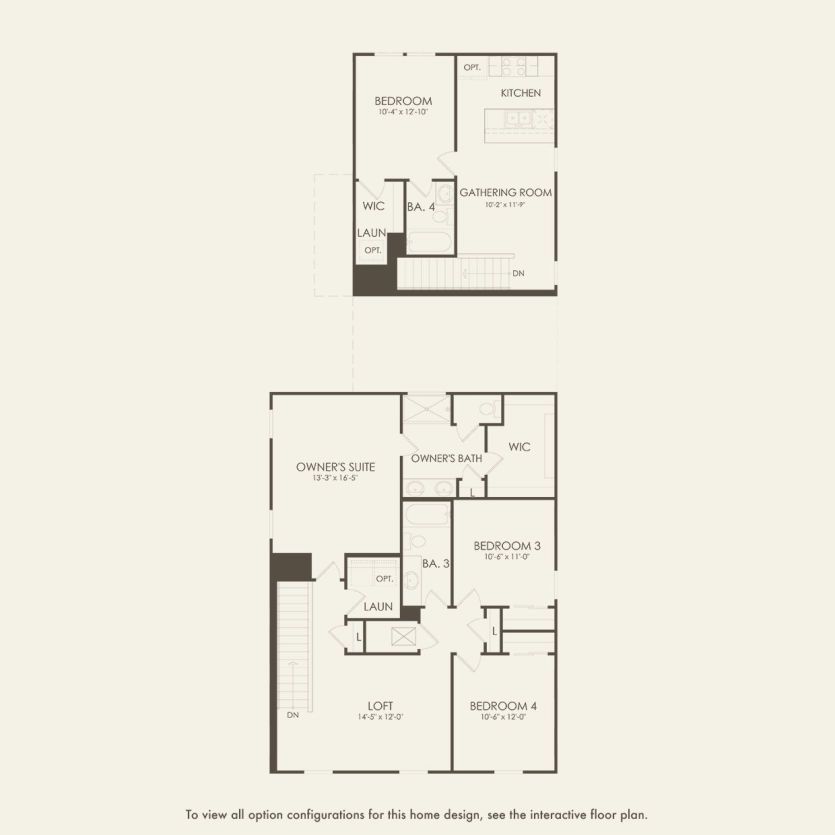 Second Floor 5 br / 4 ba
