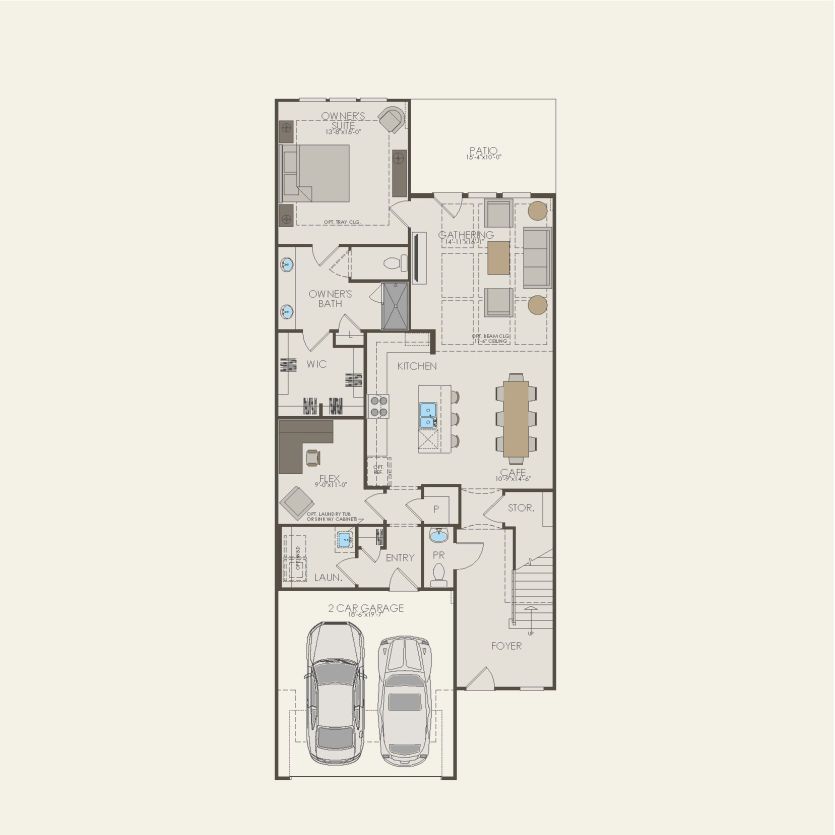 First Floor 3 br / 2.5 ba