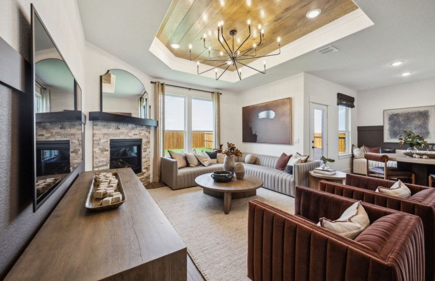 Welcoming living areas