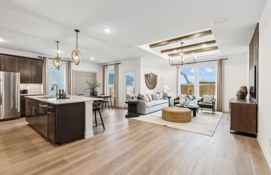 Open-concept living
