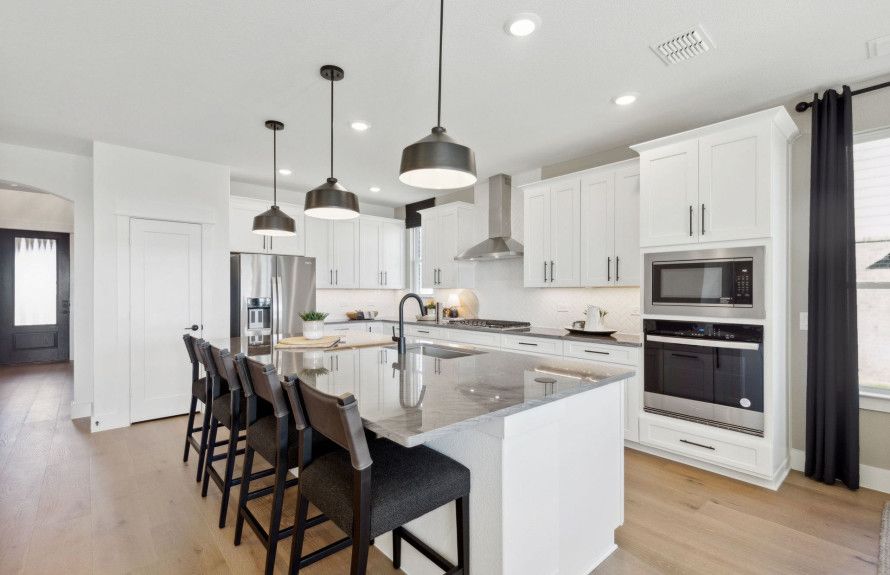 Large kitchen islands