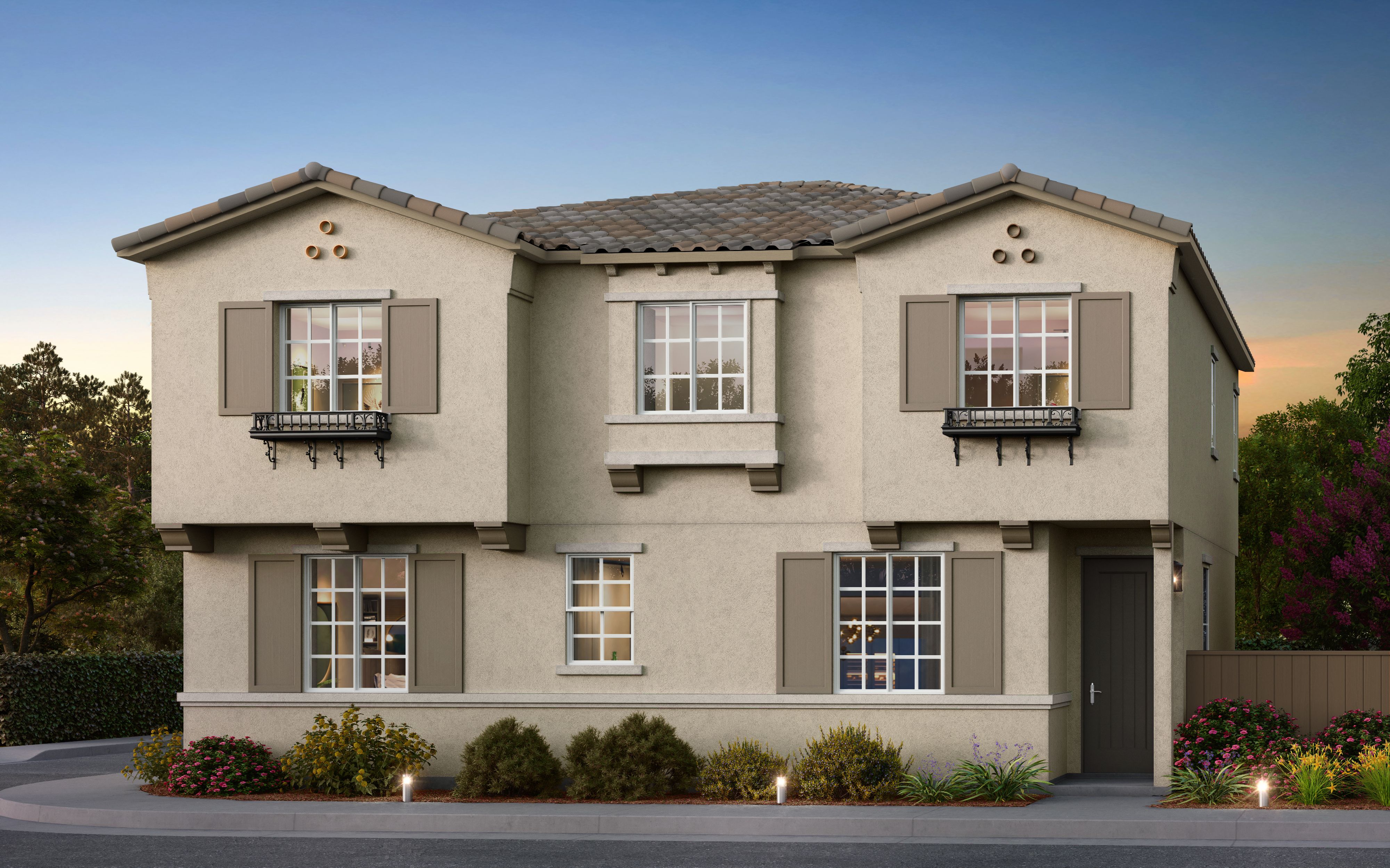 Plan 3 Spanish Elevation