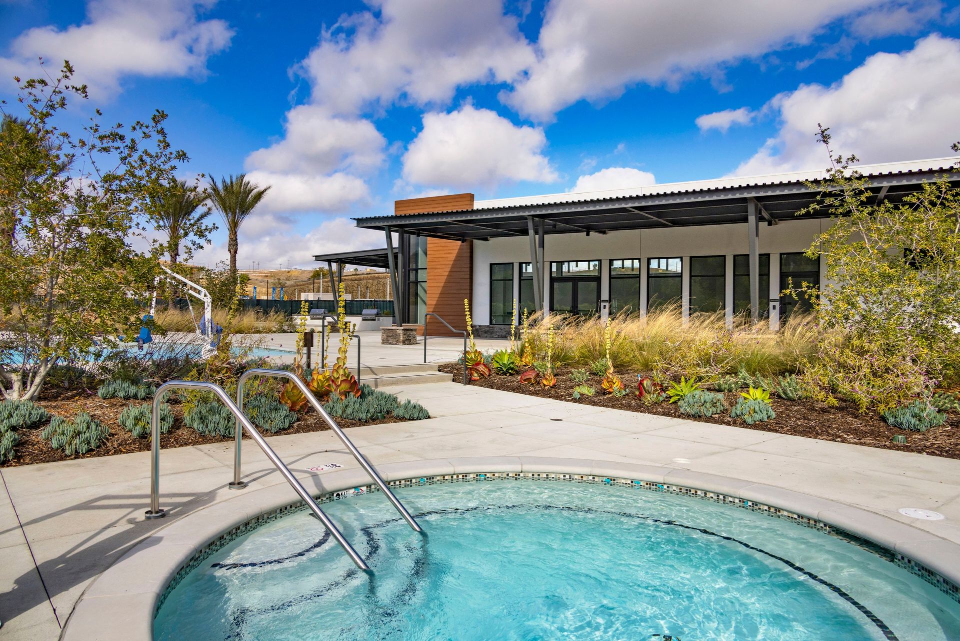 Community Spa with Pool House