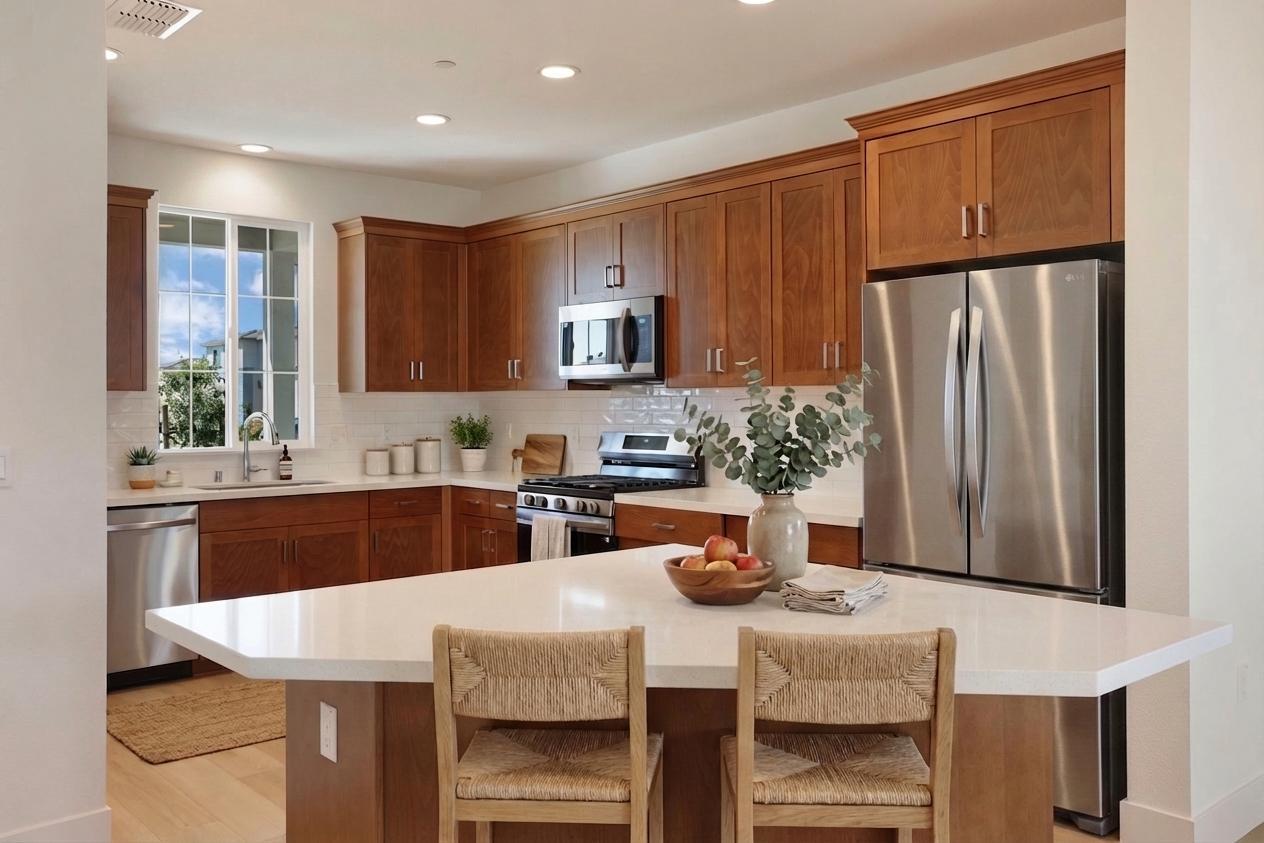 Kitchen Virtually Staged