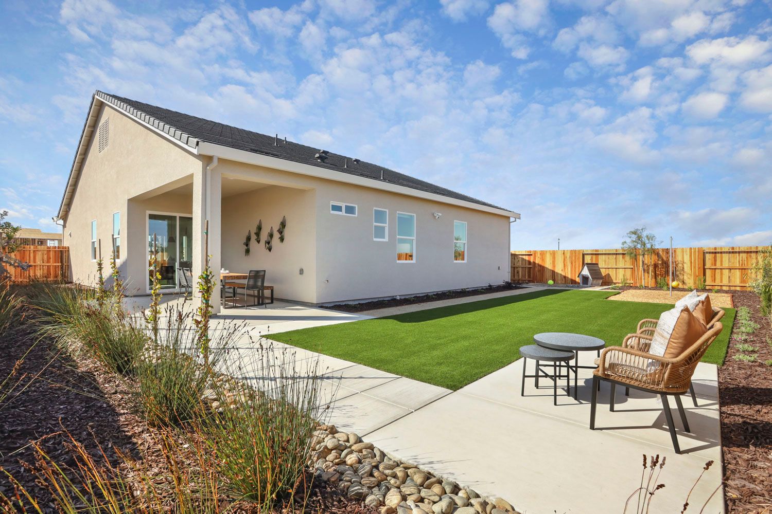 Landscaping not included