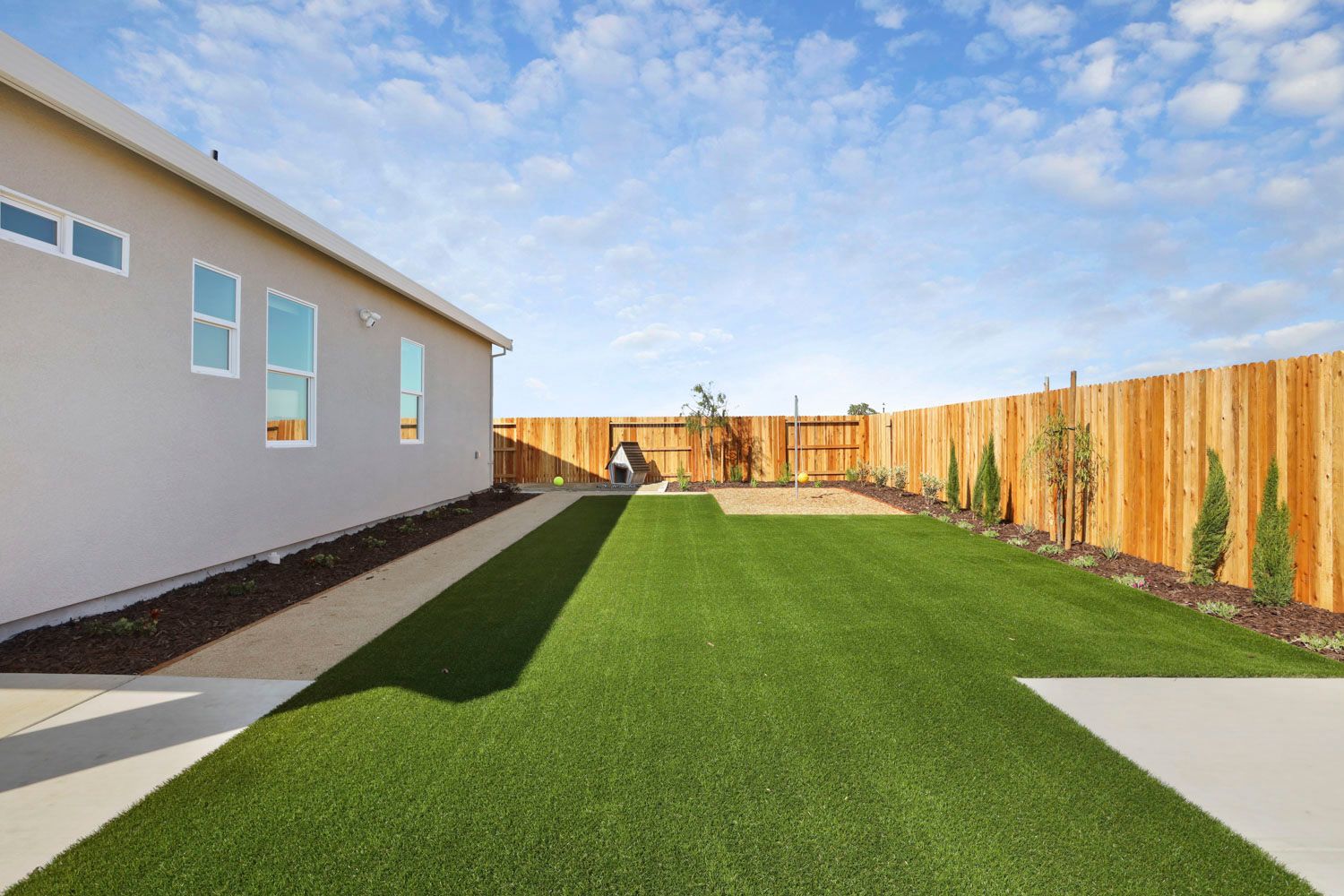 Landscaping not included