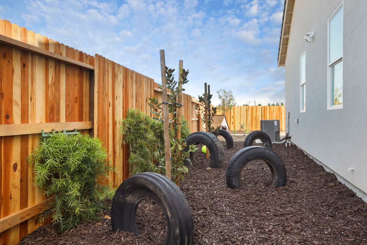 Landscaping not included