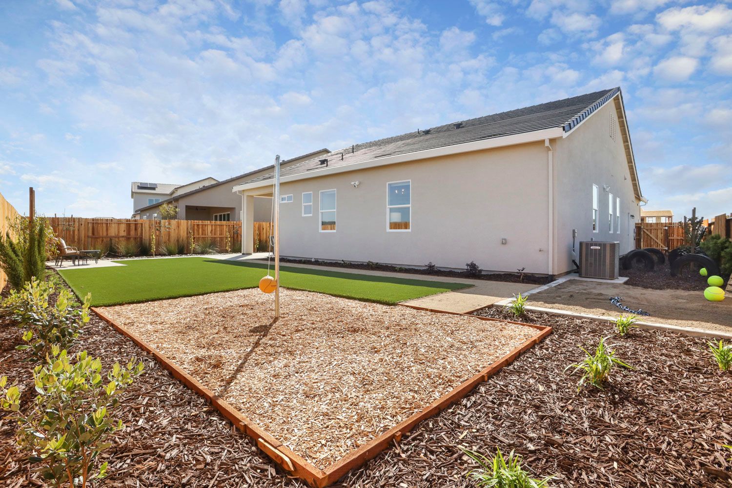 Landscaping not included