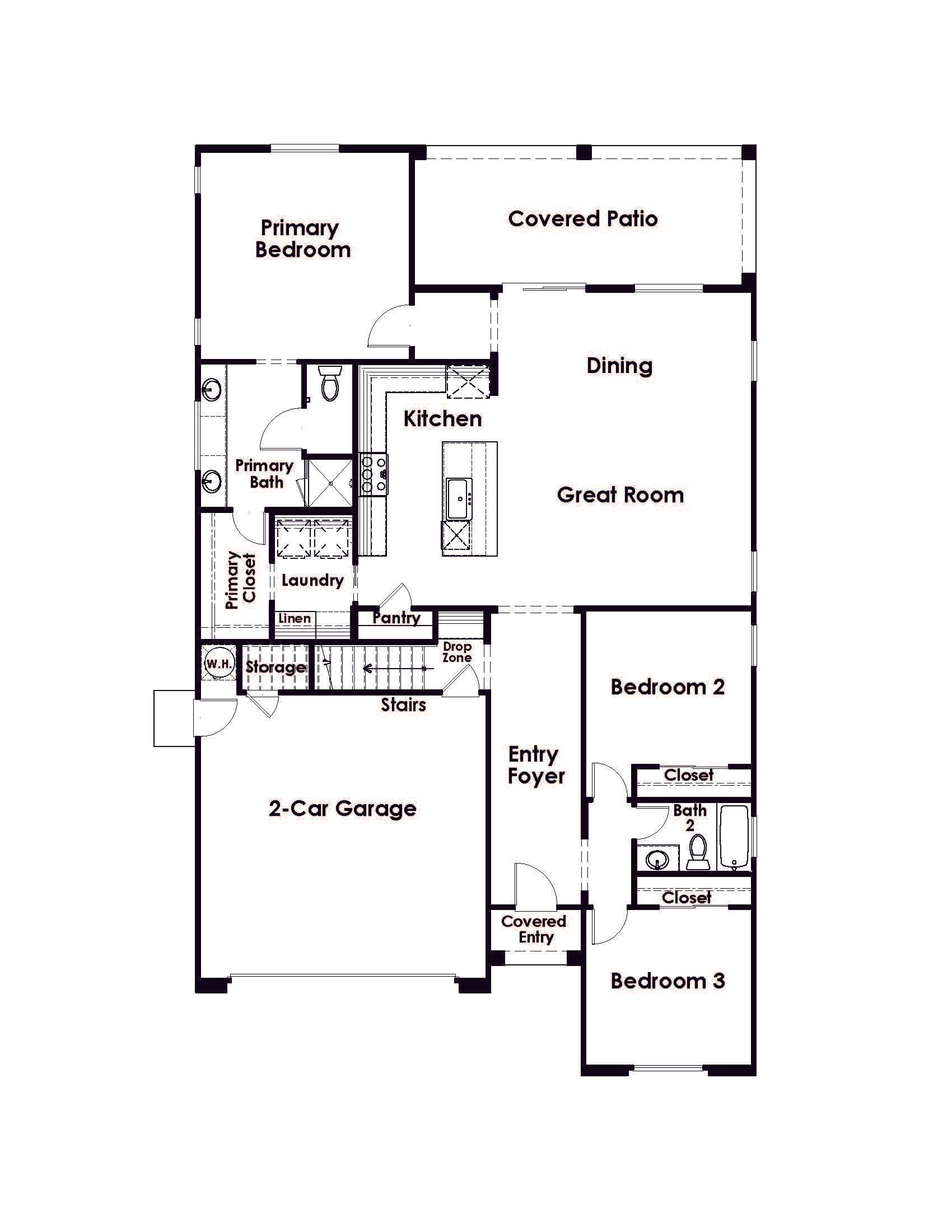 First Floor when Optional Second Floor is taken