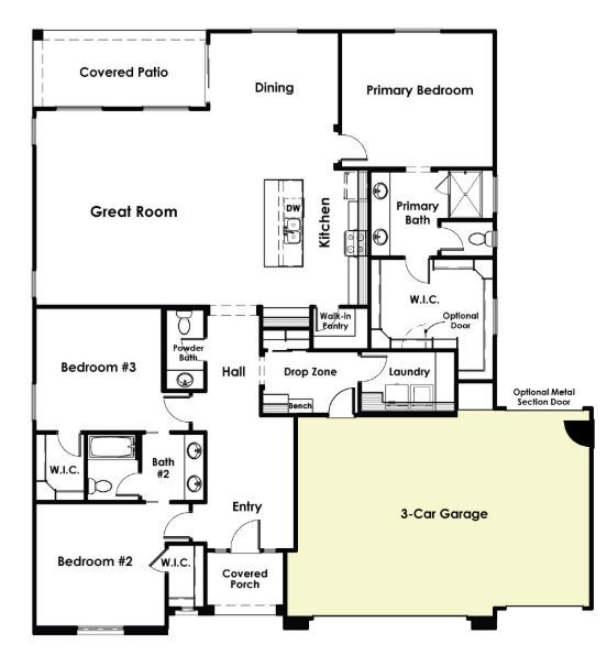 Optional 3-Car Garage