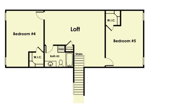 Optional Bed 4 & 5 with Loft