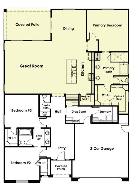 Optional Main Floor Extension