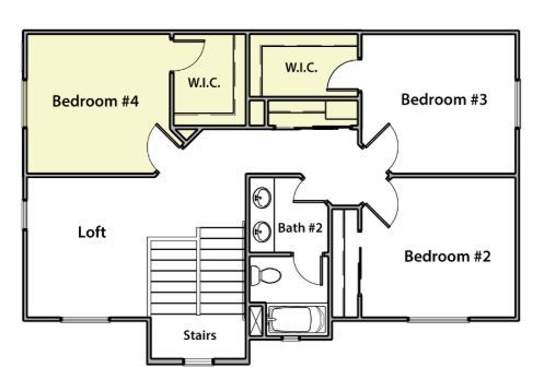 Optional Bed 4 & Loft