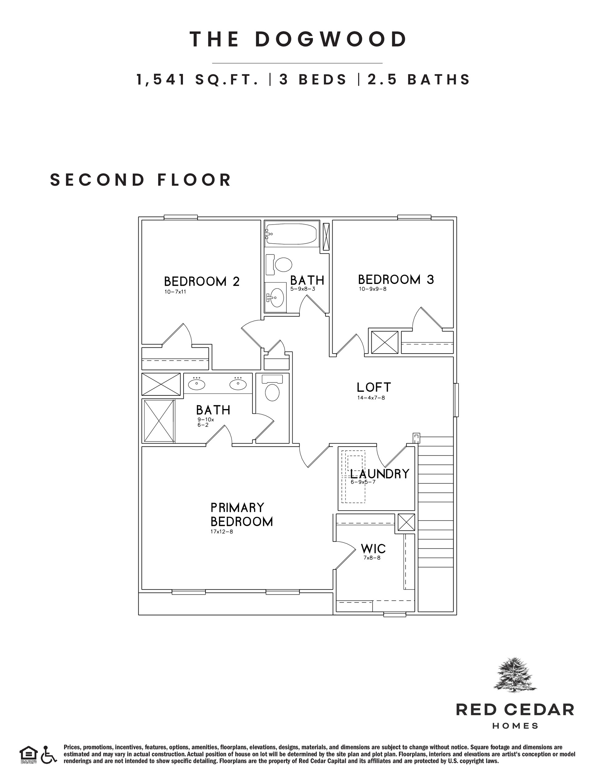 Floor Plan:Dogwood- Second Floor