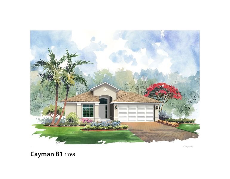 Cayman 1763 floor plan