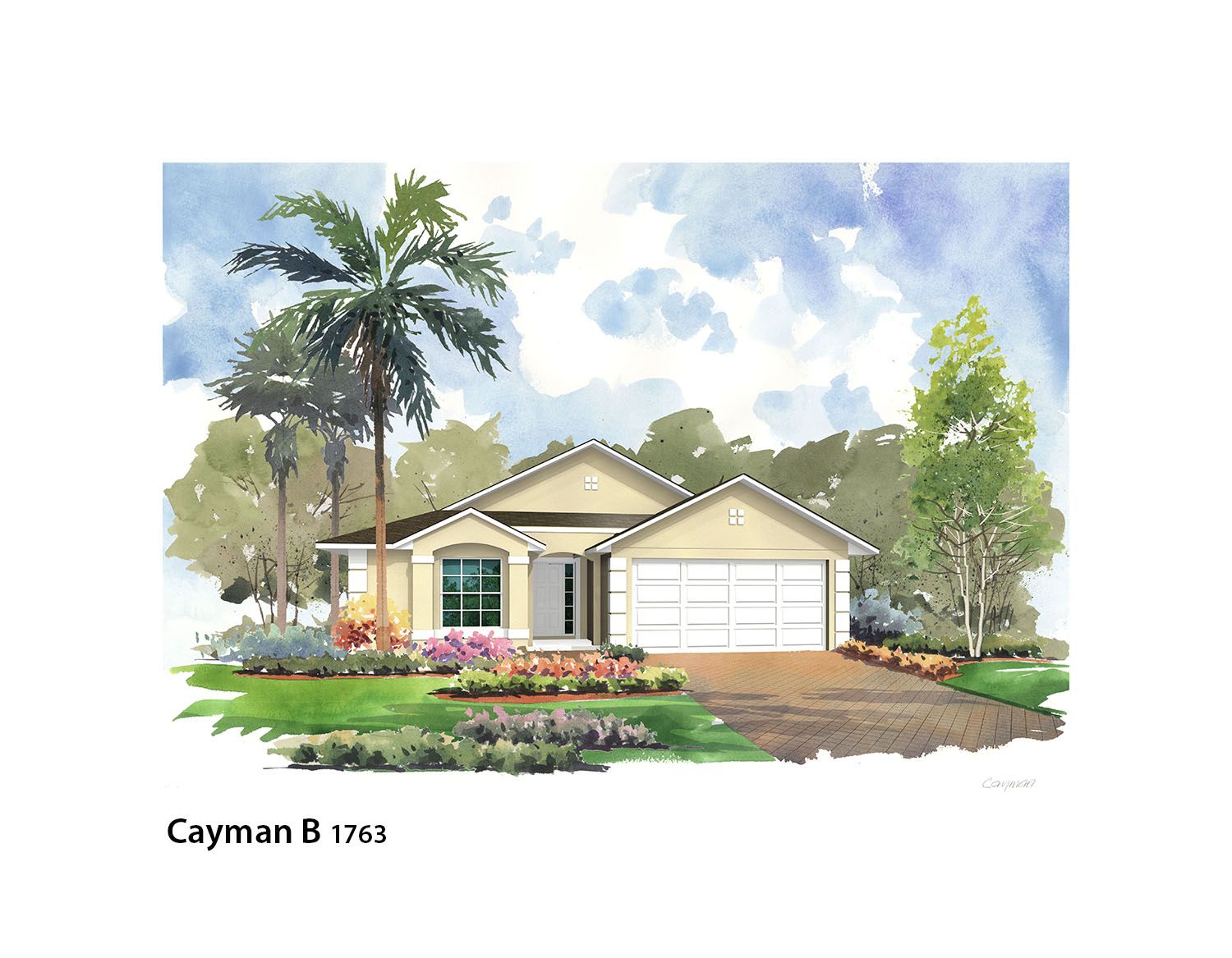 Cayman 1763 floor plan