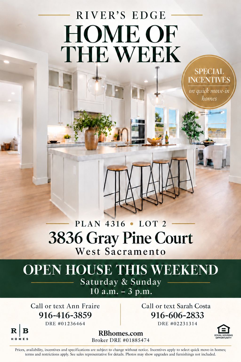 Great incentives on quick move-ins!!