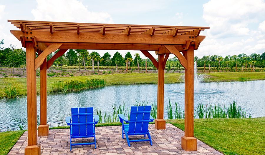 Pergola at the Silverleaf Community