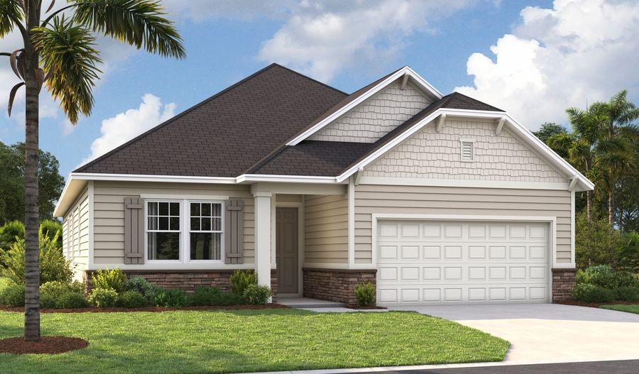 The Hawthorne Masterplan 2-car Elevation L