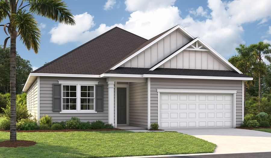 The Hawthorne Masterplan 2-car Elevation M