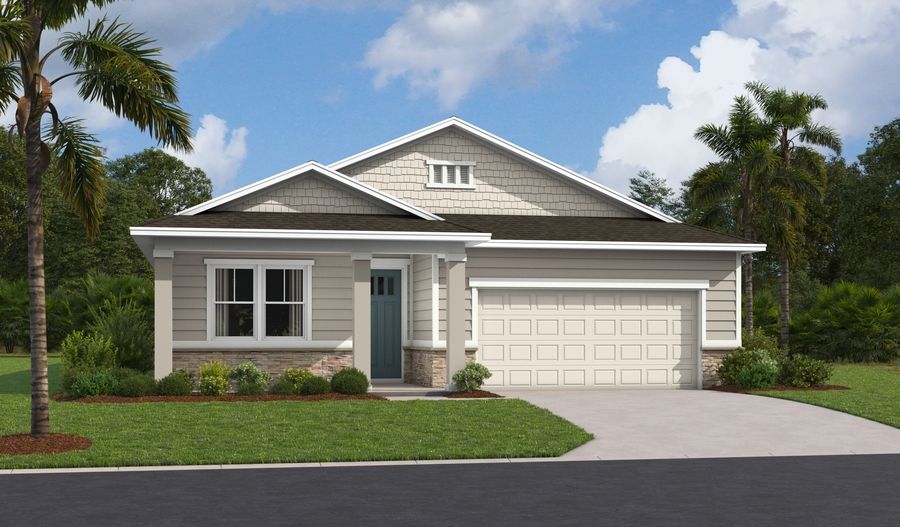 The Slate Master 2-car Elevation M