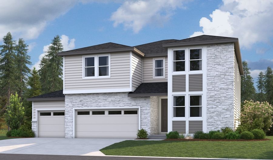 The Coronado 3-car Elevation F