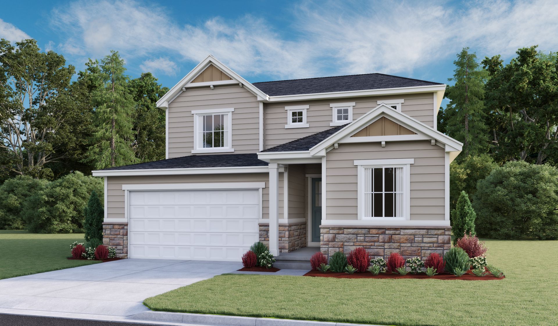 Elevation G of the Citrine floor plan
