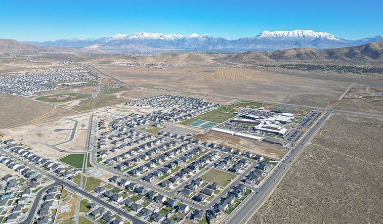 Pony Express Estates Aerial View