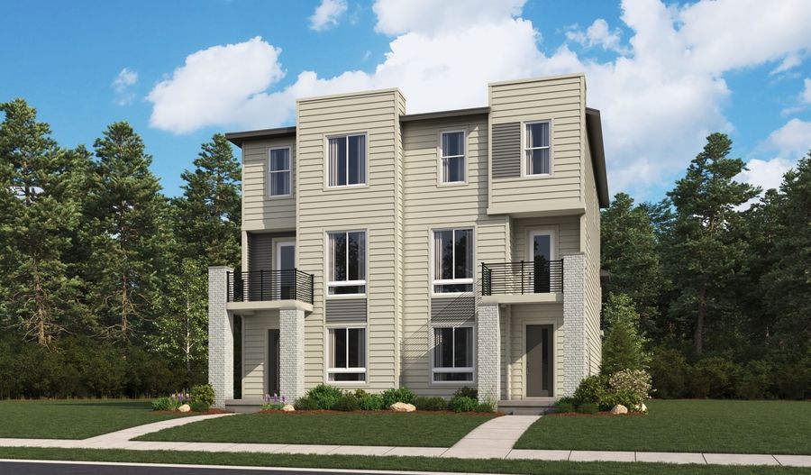 Brooklyn 1 and Brooklyn 2 Full Unit Elevation A