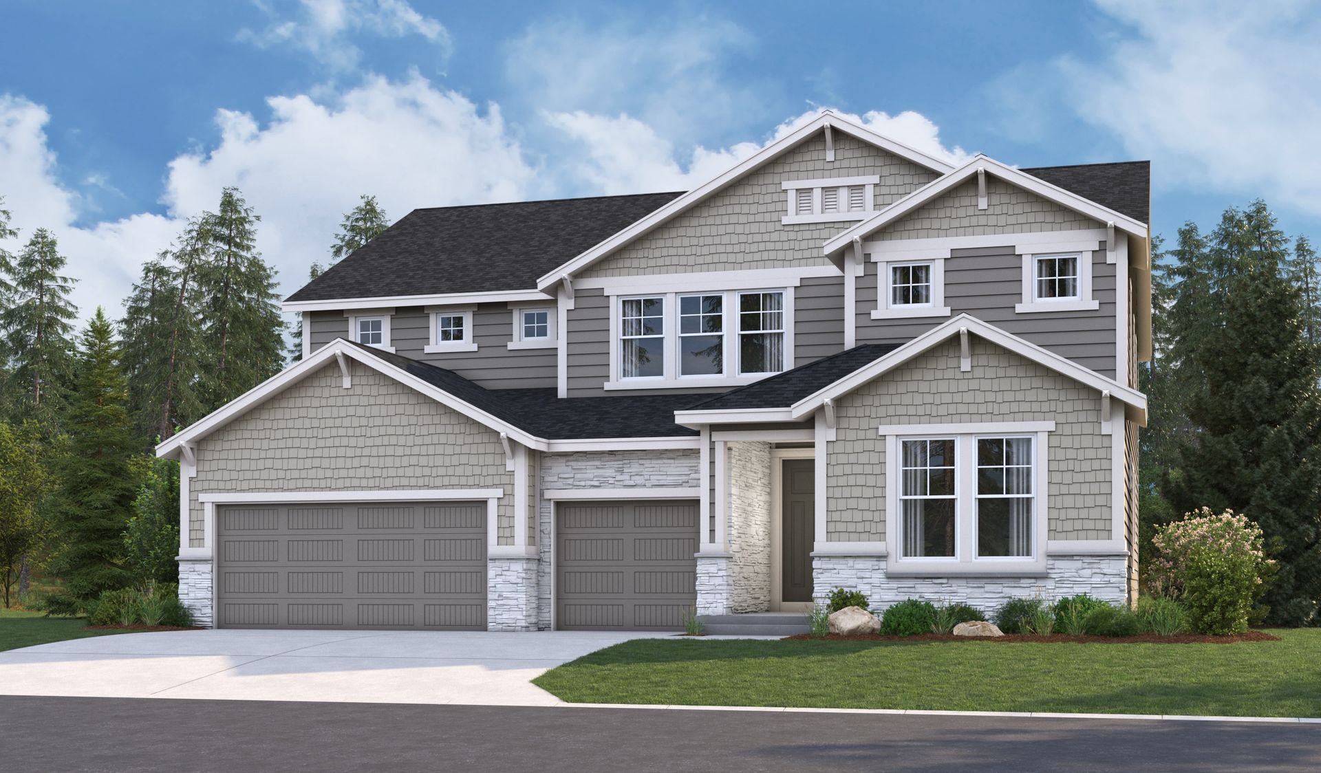 The Dayton Master Elevation E (3-car)