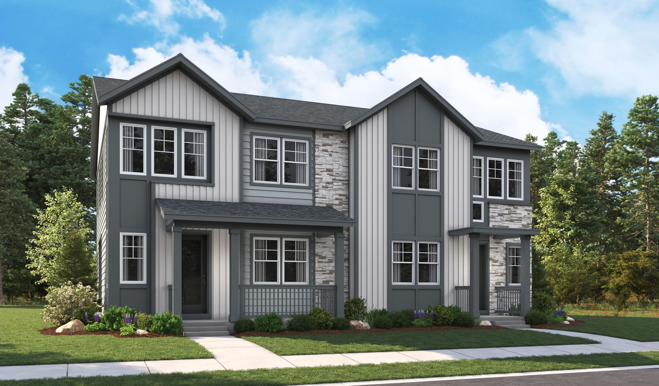 The Navy 1 and Navy 2 Elevation B