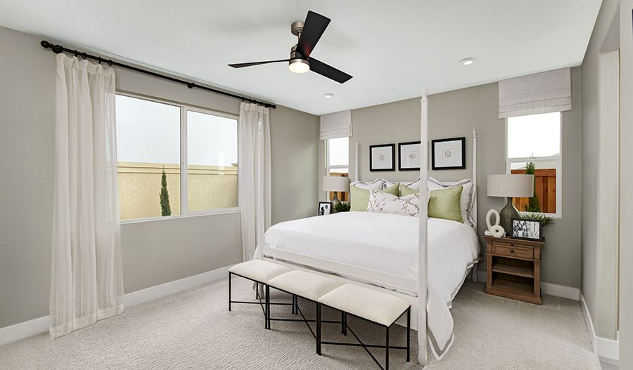 Bedroom of the Peridot Plan