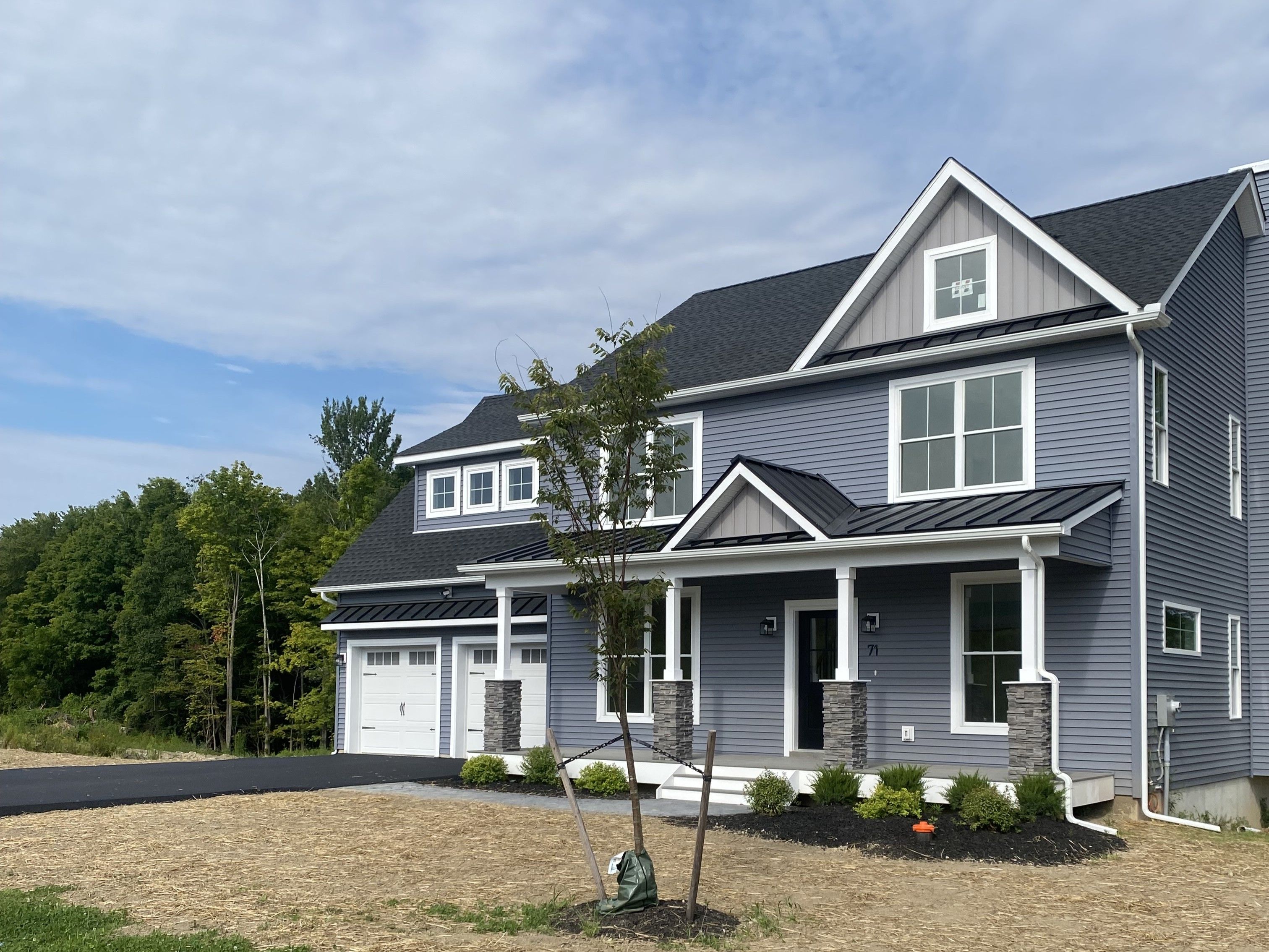 Construction progress photo showcasing the ongoing development and craftsmanship of this thoughtfully designed new home.