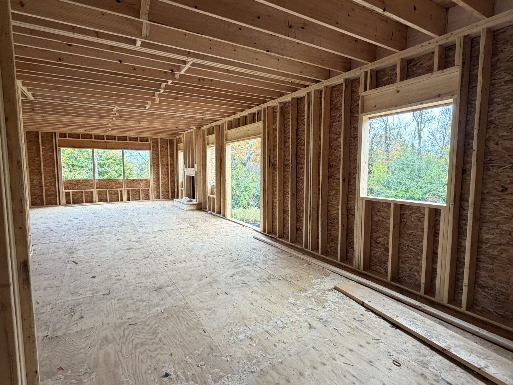 Mia Interior Framing in Progress