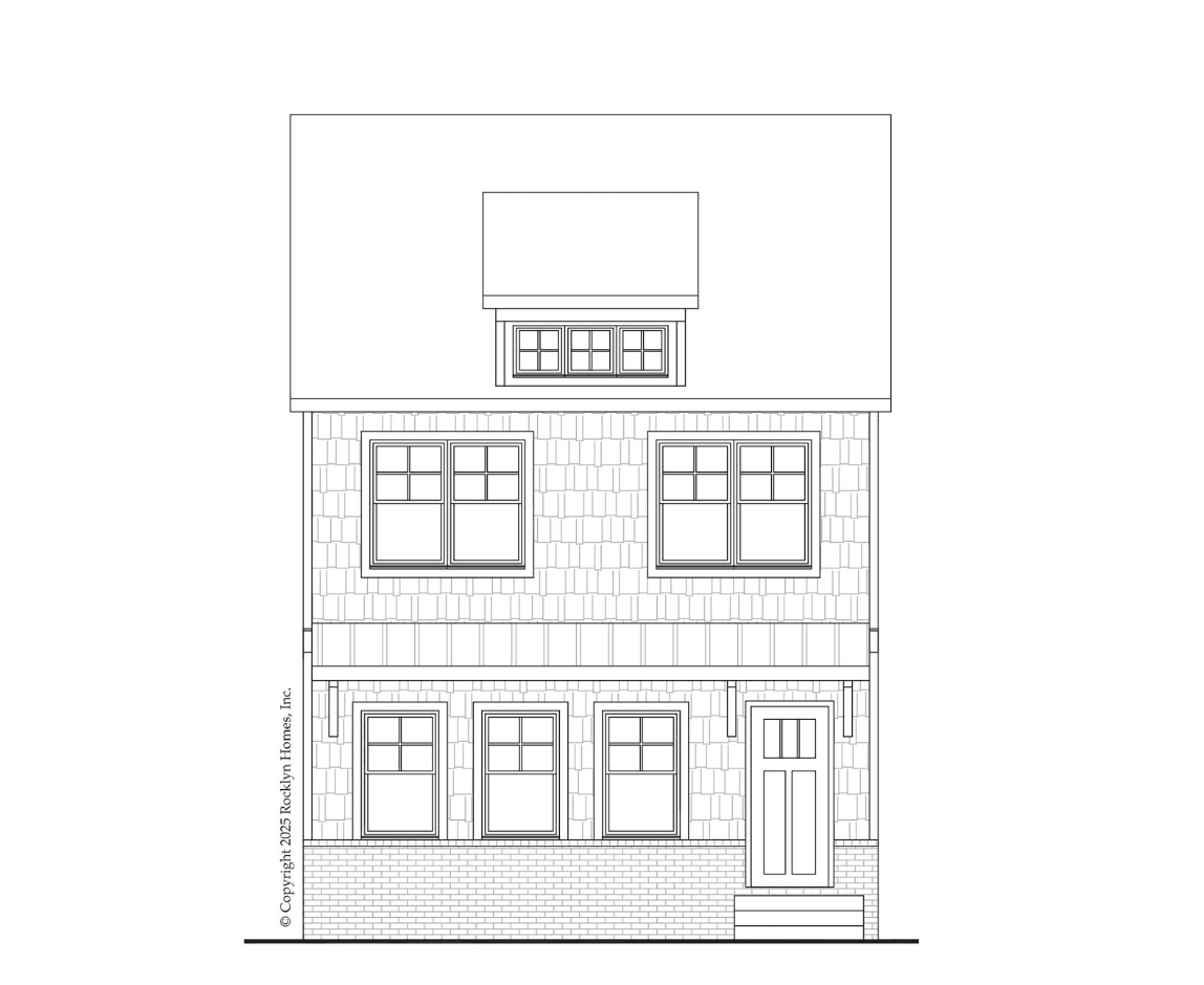 Elevation J - Rear Elevation