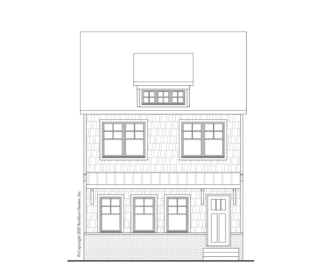 Elevation J - Rear Elevation