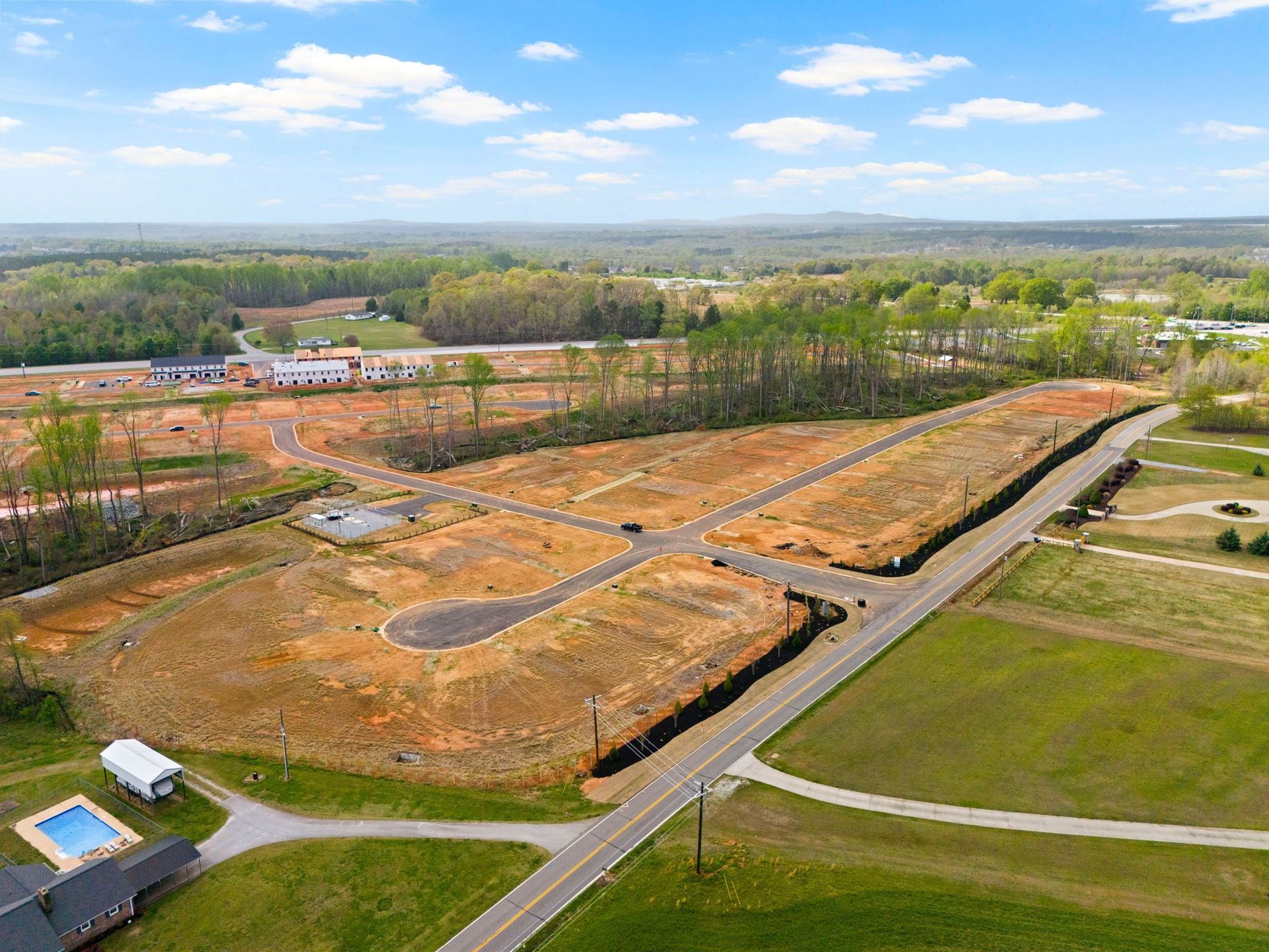 Manegate Cottages Community Aerial View
