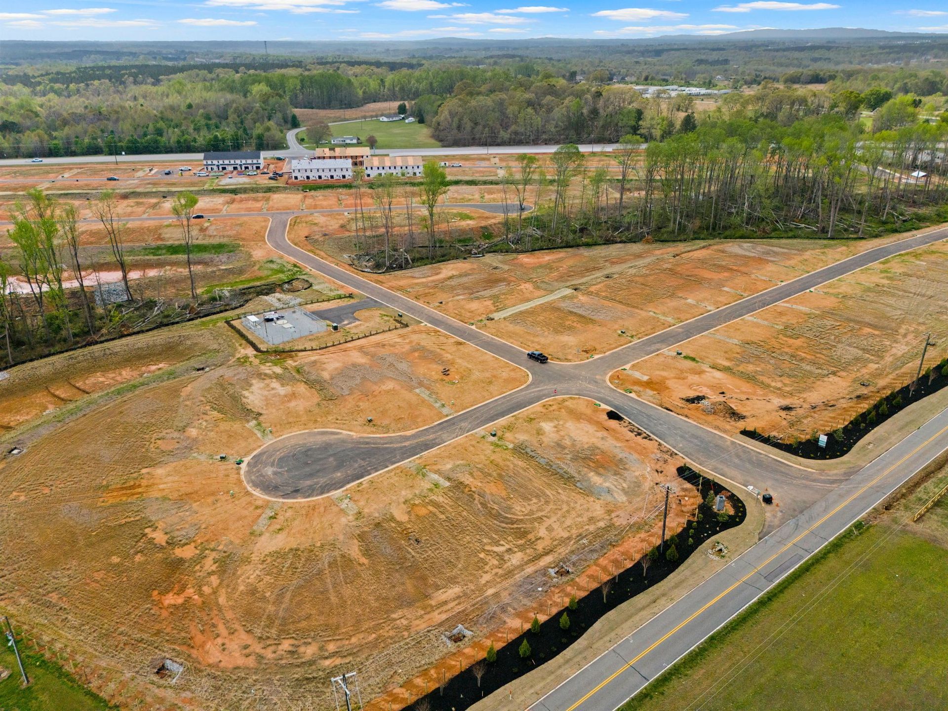Manegate Cottages Community Aerial View