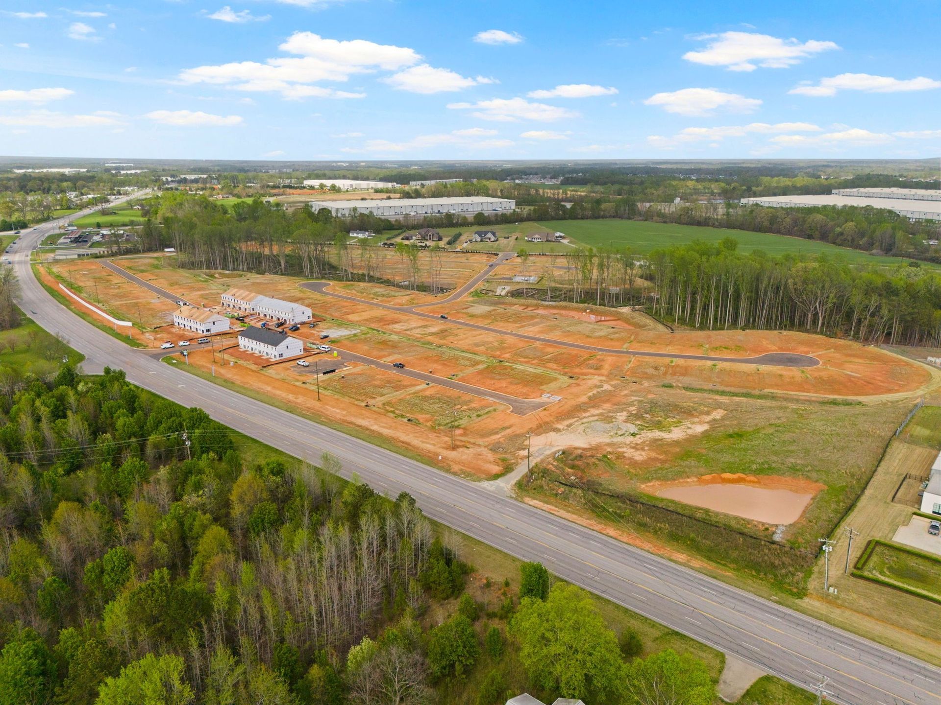 Manegate Cottages Community Aerial View