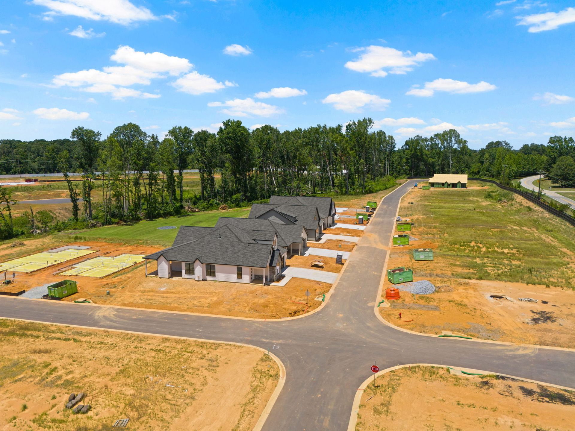 Manegate Cottages Community Aerial View