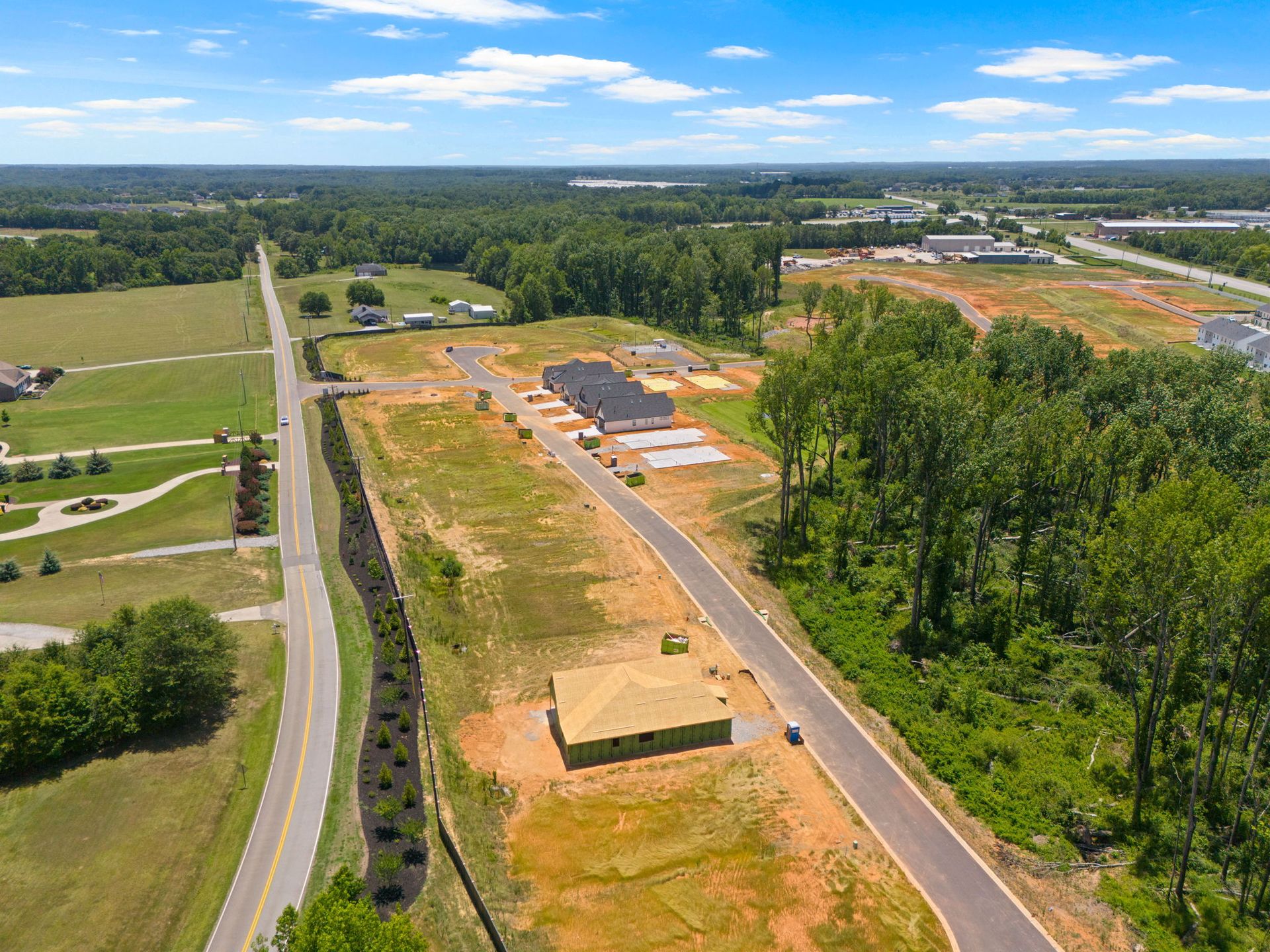 Manegate Cottages Community Aerial View