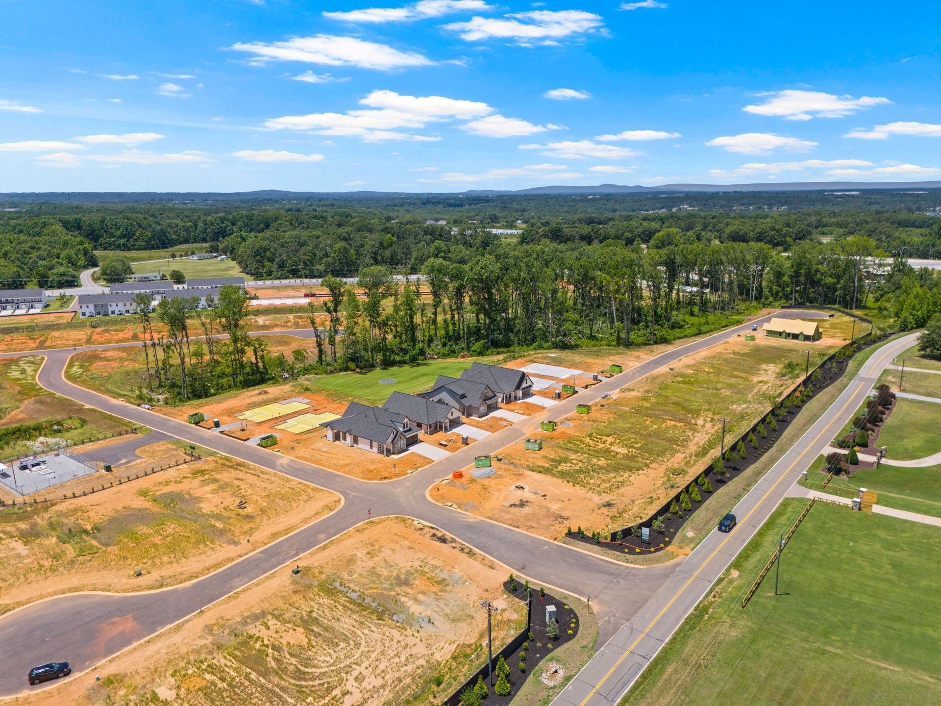 Manegate Cottages Community Aerial View
