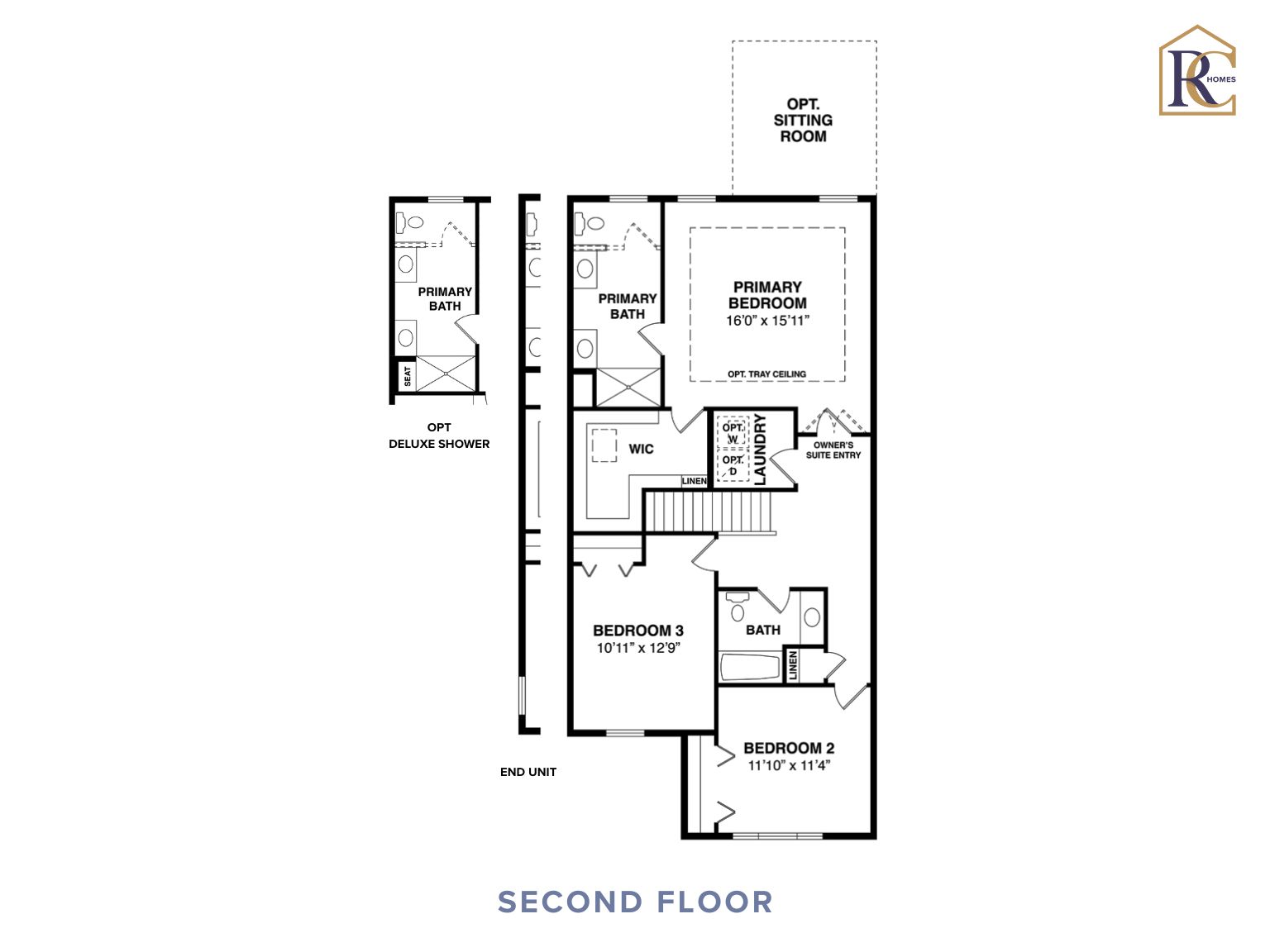 Sutton Model | Second Floor with Options