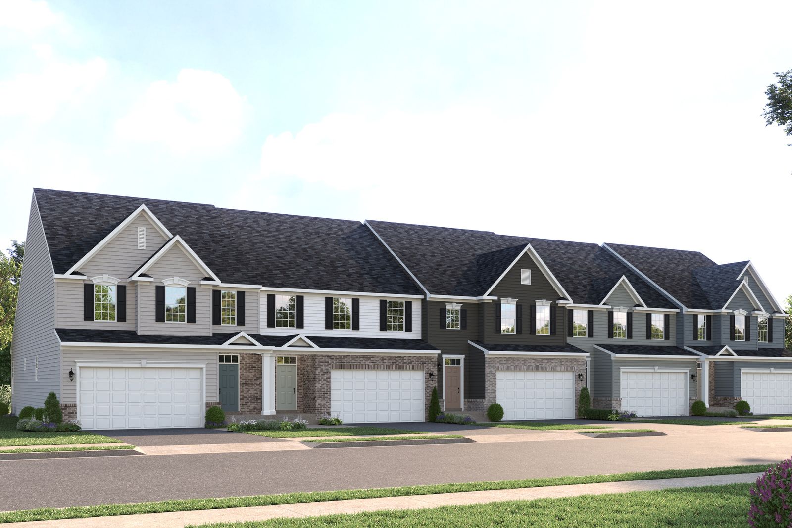 Mount Olive Grove Carriage Homes por Ryan Homes en Morris County New Jersey