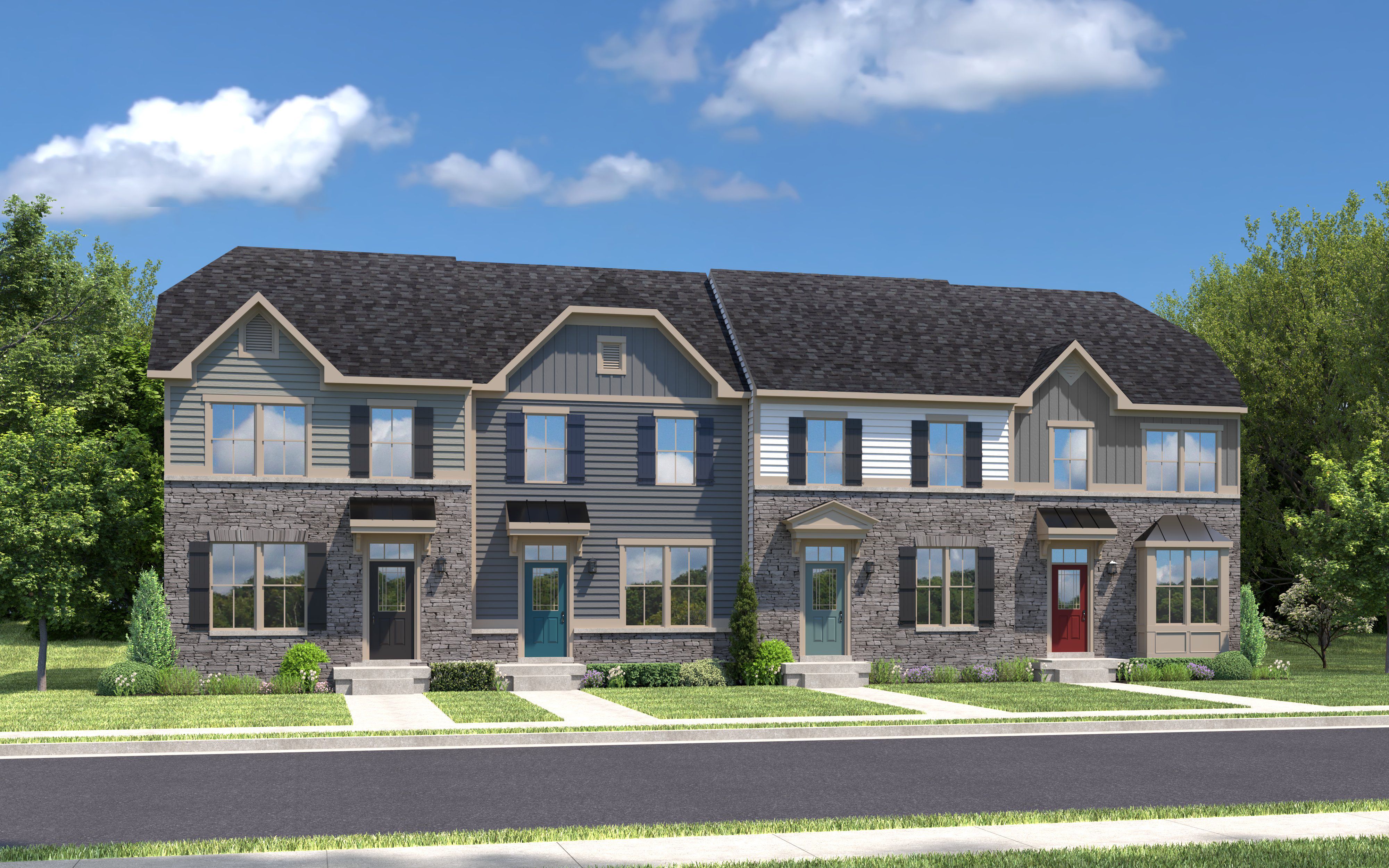 Lake Linganore Westridge Townhomes por Ryan Homes en Washington Maryland