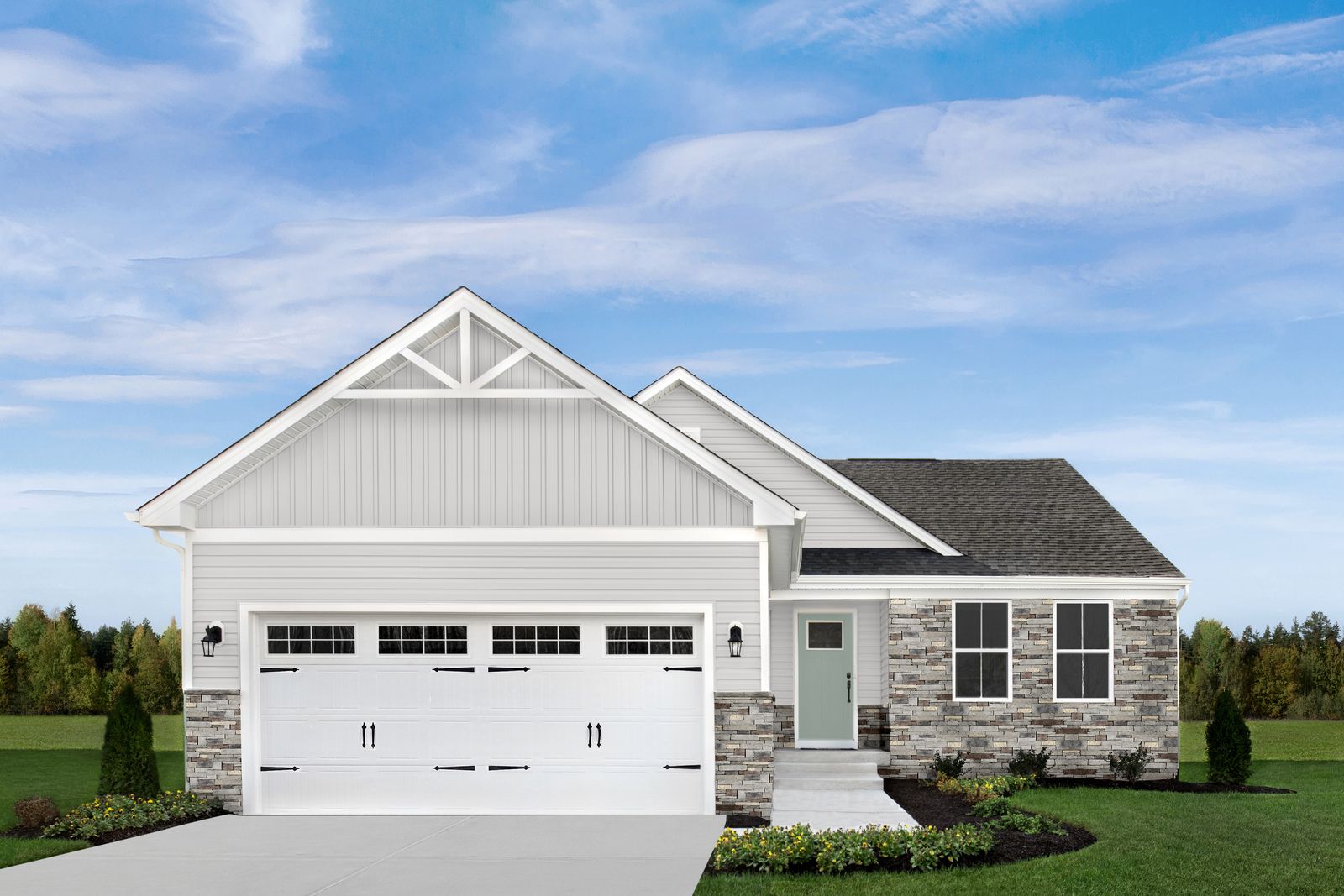 Overture Pointe Ranches por Ryan Homes en Hickory North Carolina