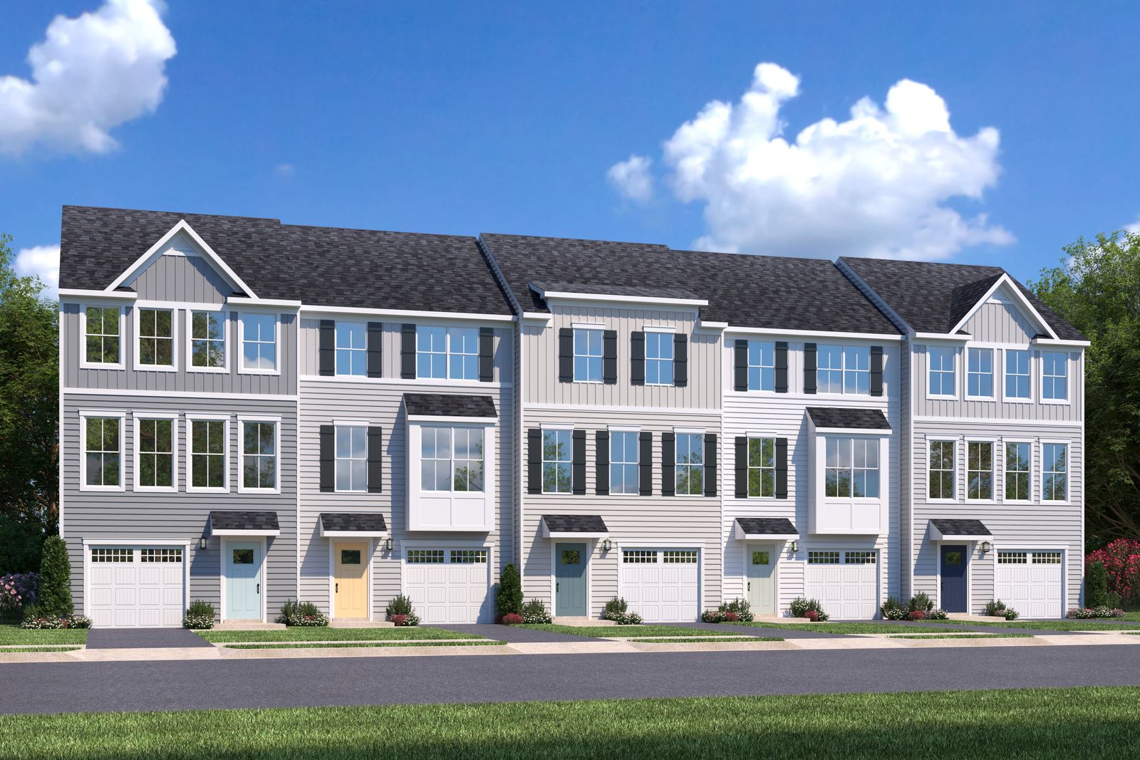 French Park Townhomes por Ryan Homes en Wilmington-Newark Delaware