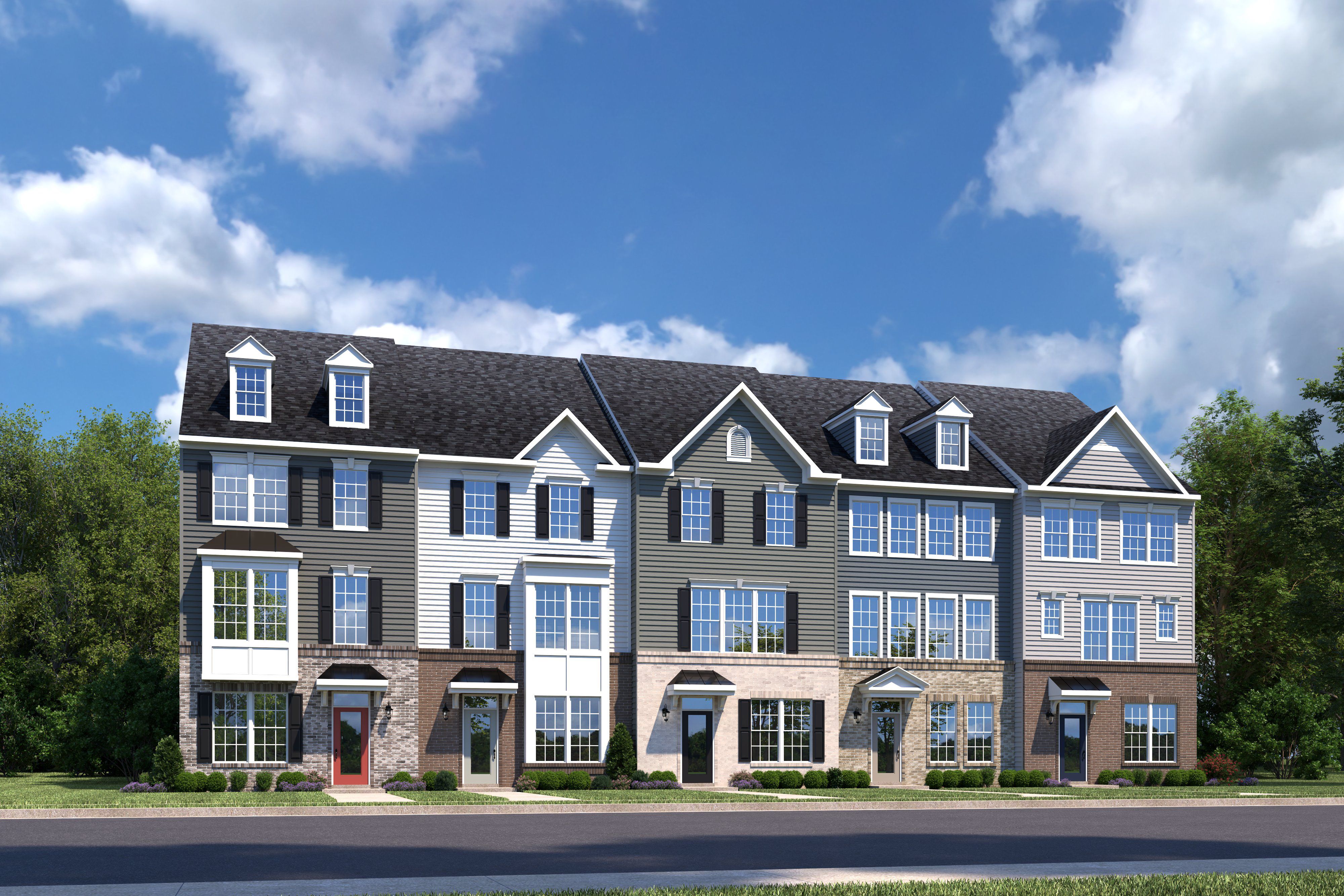 casa en Independence Square Townhomes por Ryan Homes