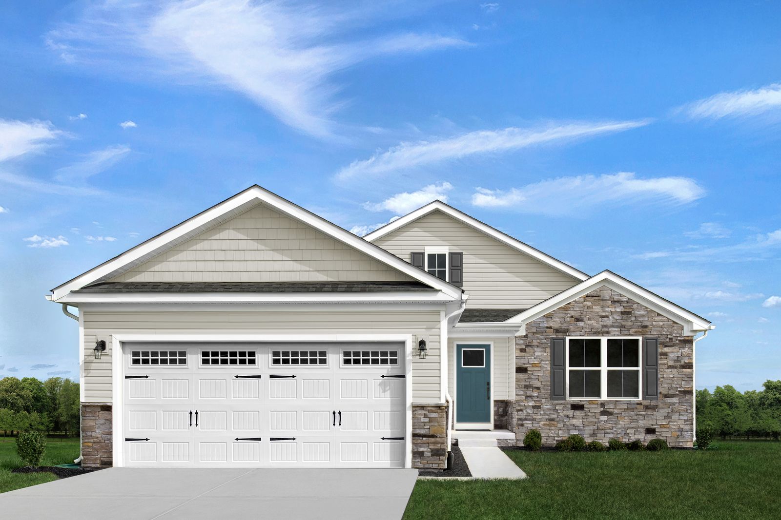 Dominica Spring with Finished Basement - Azalea Woods: Georgetown, Delaware - Ryan Homes