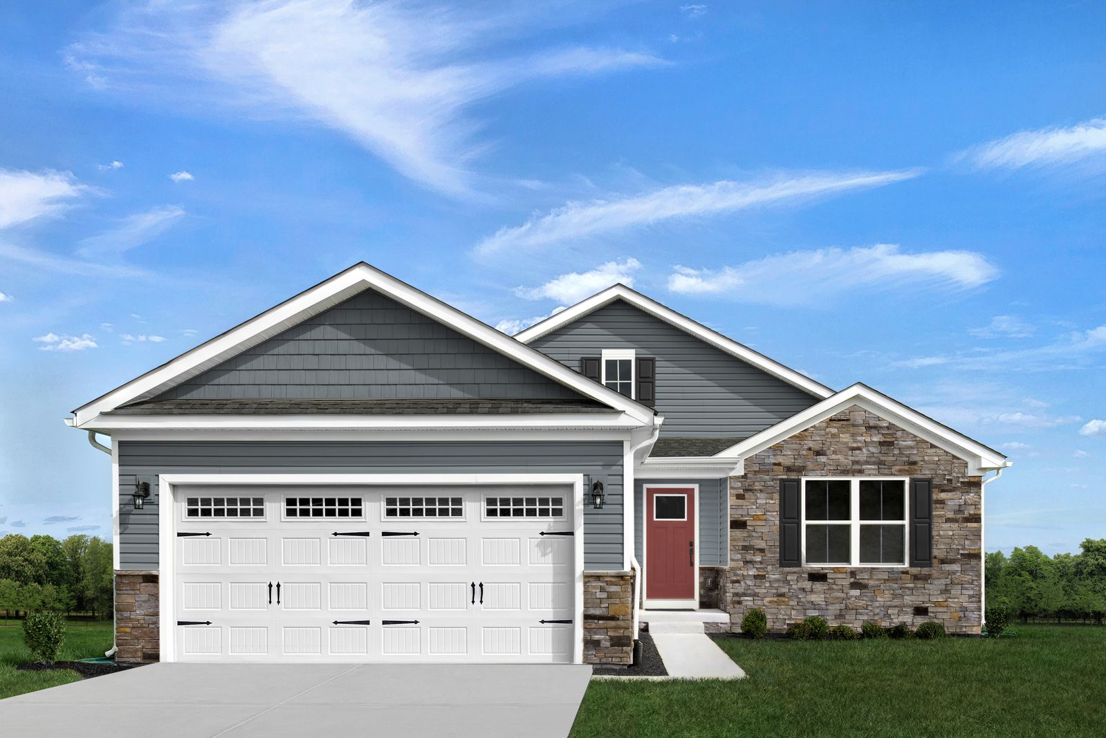 Dominica Spring w/ Finished Basement - Eaton Crossing: Grafton, Ohio - Ryan Homes